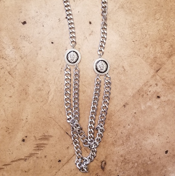 Other - Silver Versace style hip hop chain